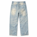 GET RICH DIE TRYING SUN FADE DENIM JEANS