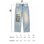 GET RICH DIE TRYING SUN FADE DENIM JEANS